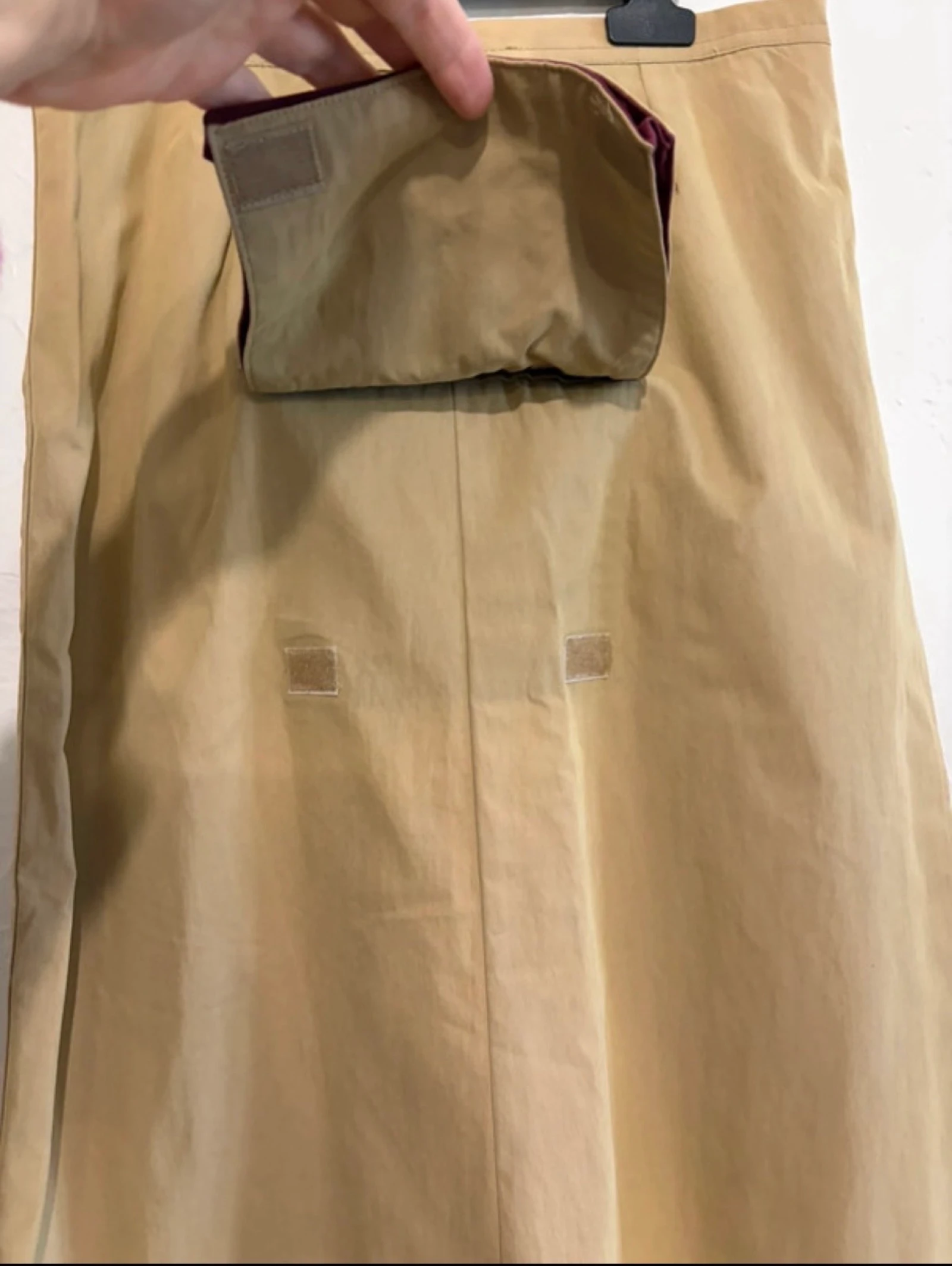 Falda beige vintage de talle alta talla 40 – photo 5